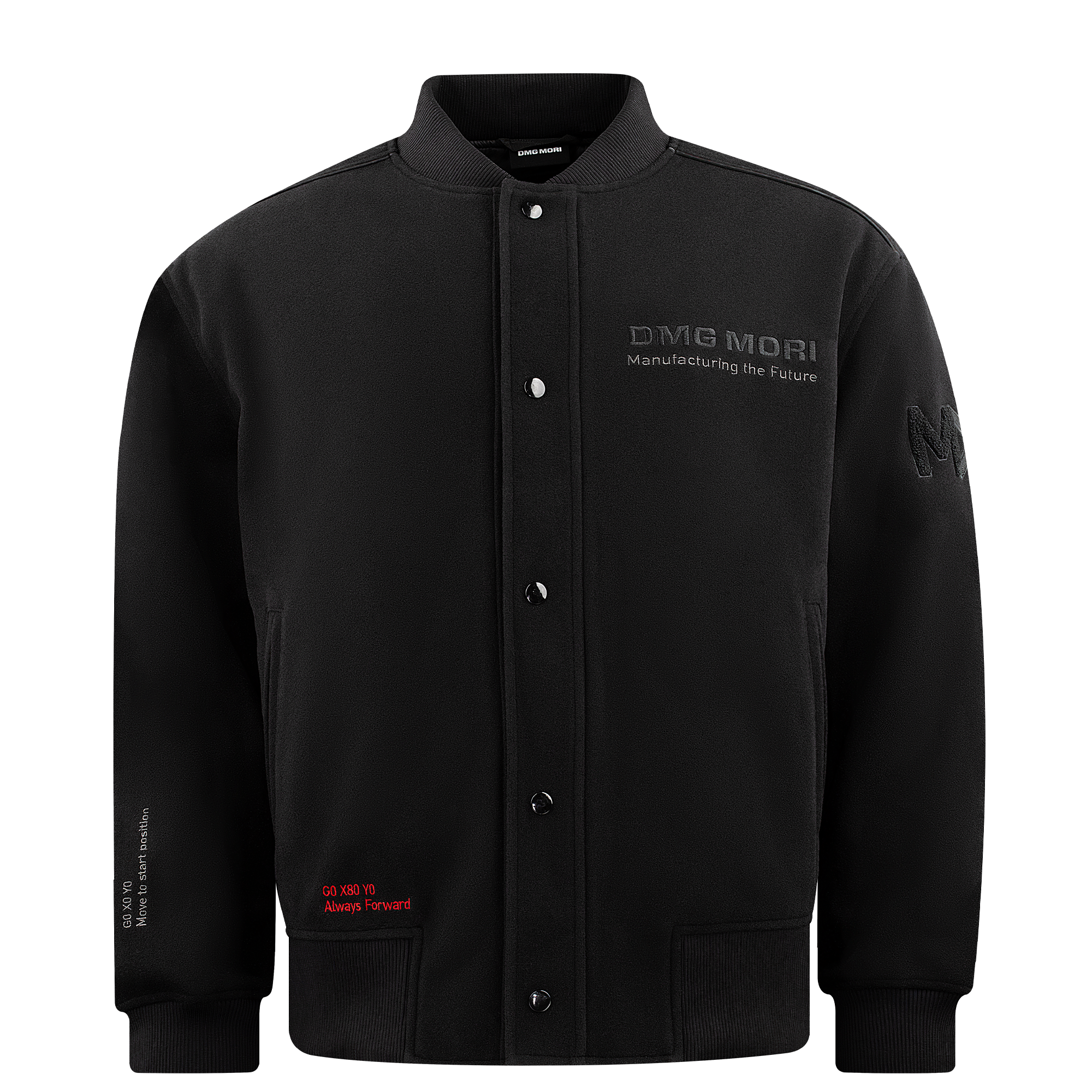 Unisex College Bomber Jacket black