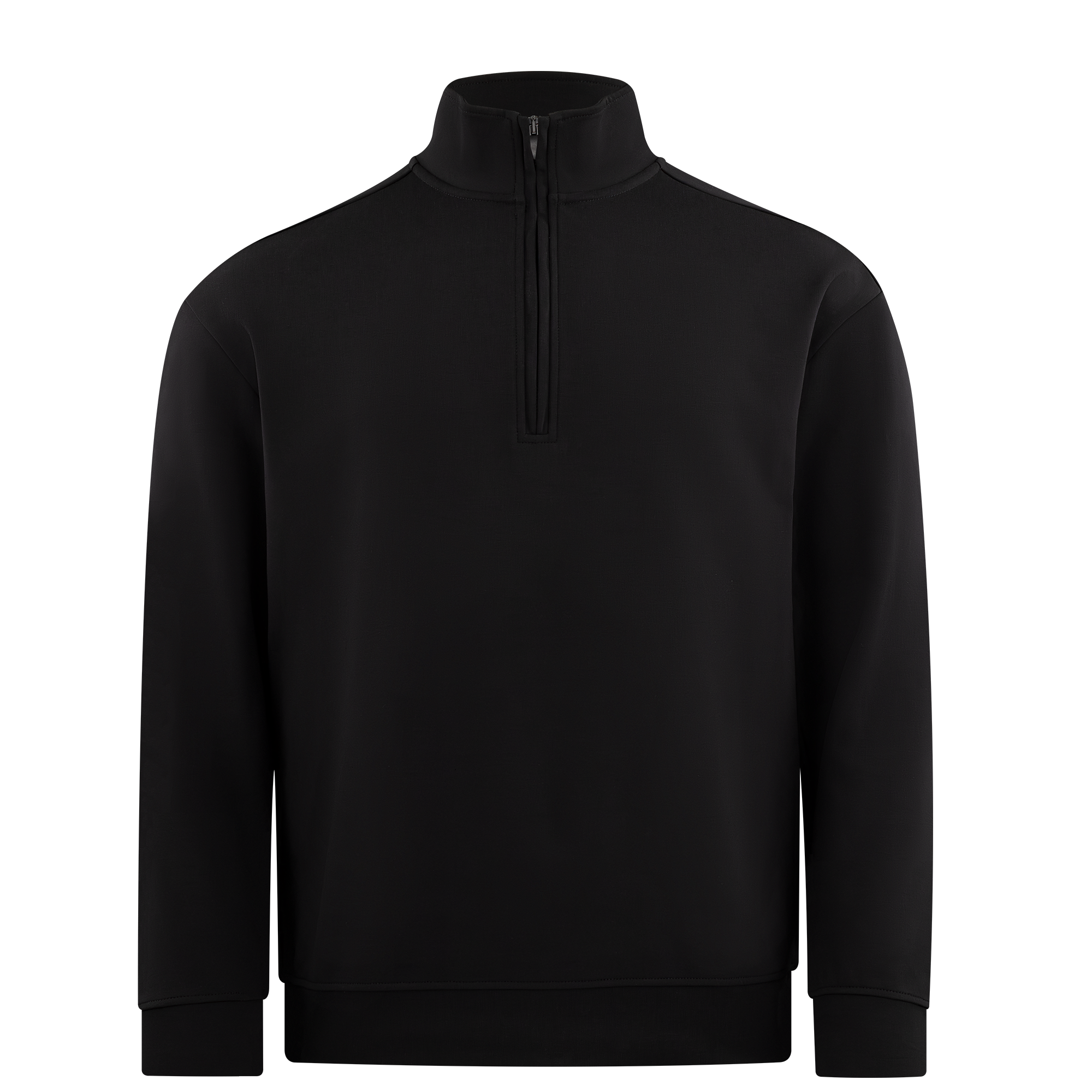 Pull col camionneur unisexe noir