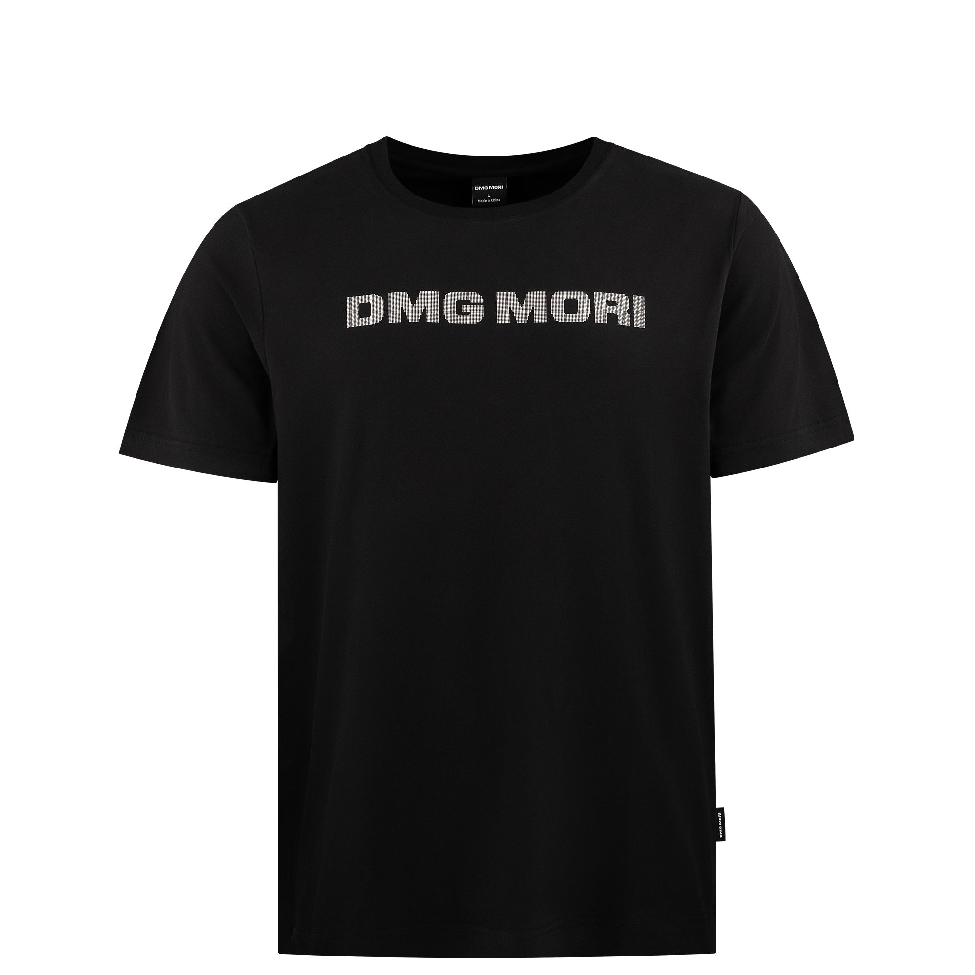 Ürün görseli: Unisex Yumusak Kauçuk Logolu Tisört siyah