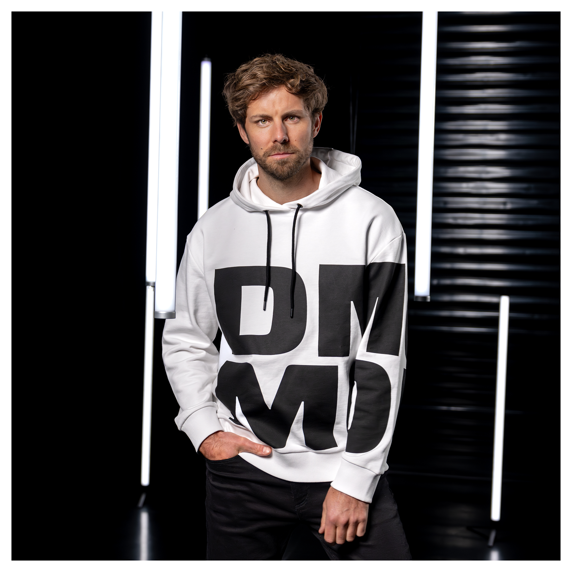 Product image: Unisex Bold Logo Hoodie white