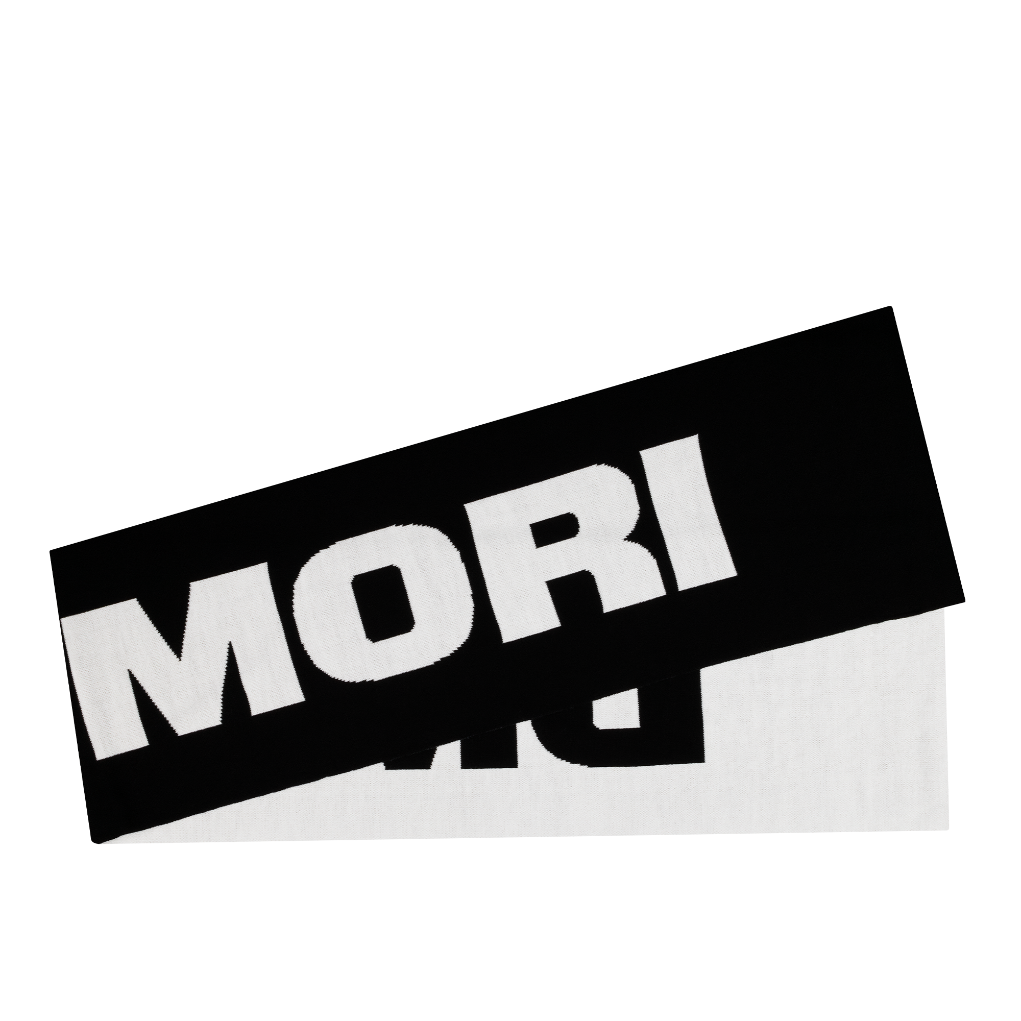 Product image: Fan scarf black and white