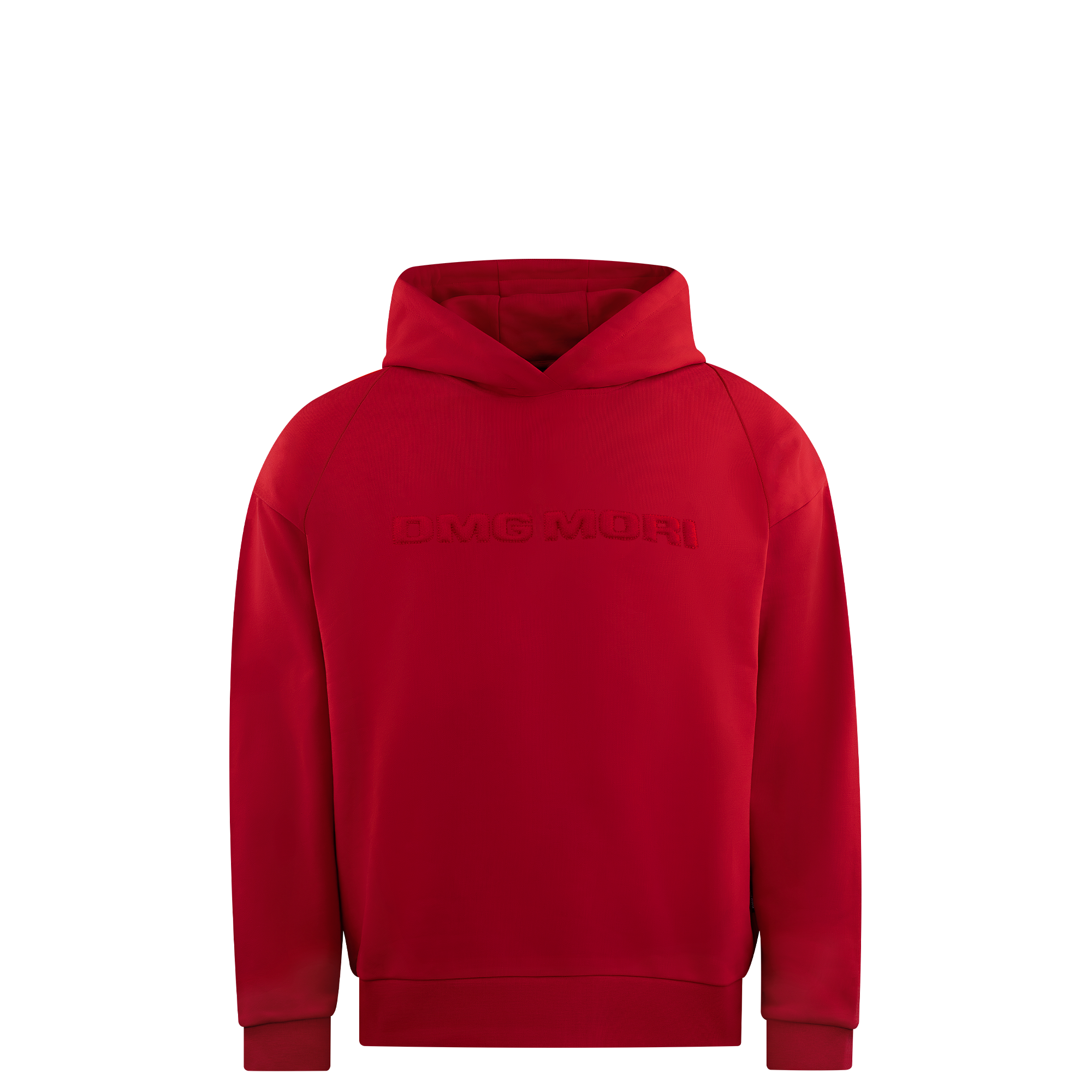 Kids Embossed Logo Hoodie red