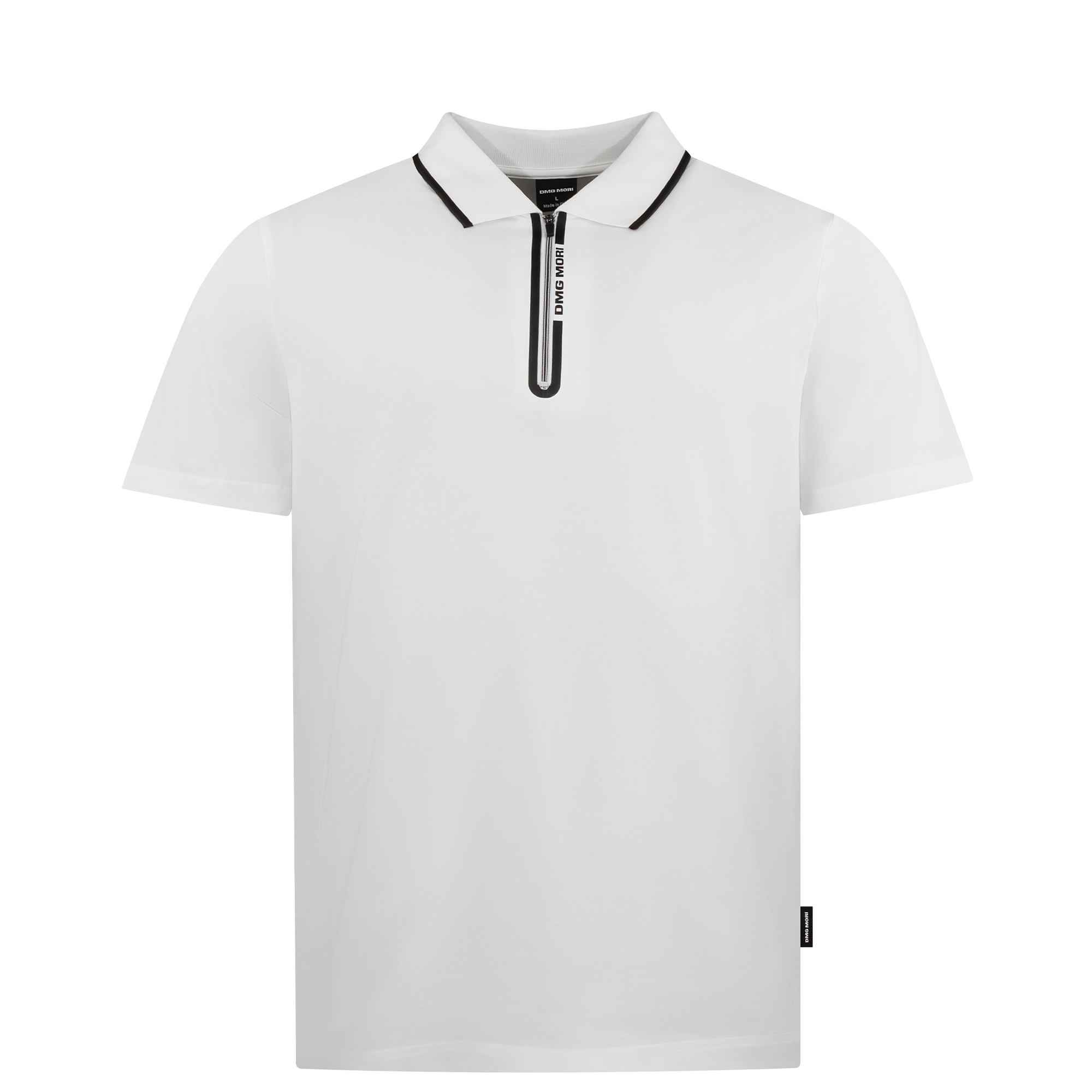 Product image: Men's Zip Polo Shirt white